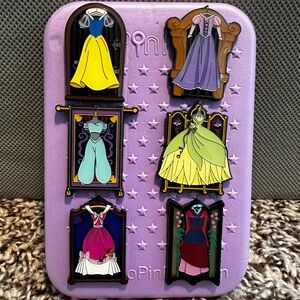 Loungefly Disney Princess Dress Pins-Full Set